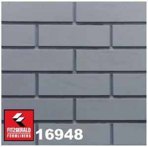 12-inch Smooth Utility Brick formliner - Running Bond Brick