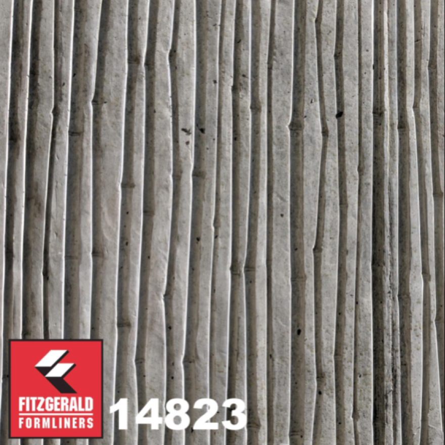 14823 Rustic Reeds concrete form liner