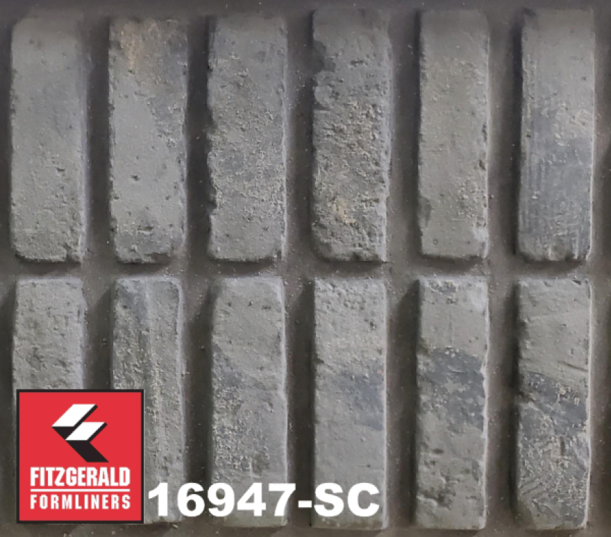 16947-SC 8" Used Brick formliner