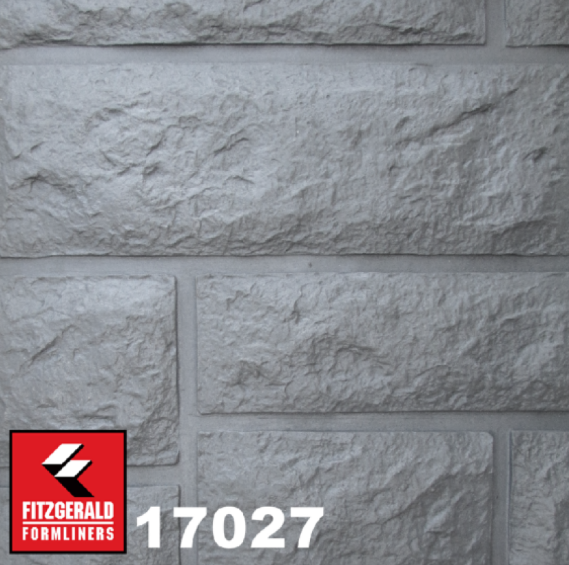 17027RW-LP 1/2" Ashlar Linear Cut Block - Low Retaining Wall