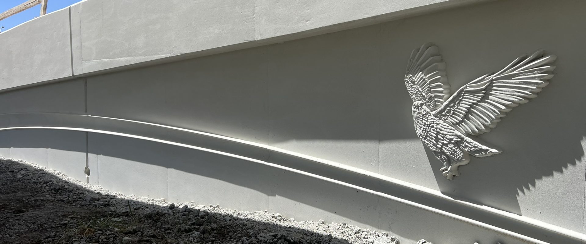 Custom formliners - Iron Horse Trail Bridge, Dublin, CA - Goodfellow Bros/Sequoia Civil