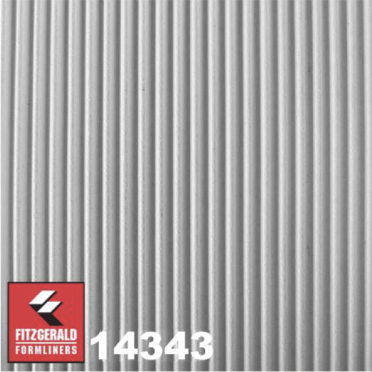 14343 Sine Wave - 0.25" Deep, 0.5" on Center, GrayLastic