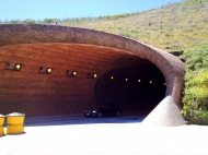 tn Devils Slide Tunnels in Northern CA built by Kiewit for CalTrans, completed in March 2013