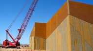 tn Ak-Chin Entertainment Complex Maricopa AZ completed Nov 2012 Baker Concrete VinyLok fluted rib