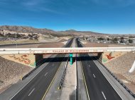 Custom formliners I-25 Williamsburg Overpass, NM, El Terrero Construction