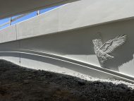 Custom formliners - Iron Horse Trail Bridge, Dublin, CA - Goodfellow Bros/Sequoia Civil