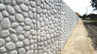 Project: Lower Berryessa CreekLocation: Milpitas, CAContractor: Brosamer & WallPattern: 16985-S Indiana River rock (shallow)